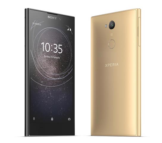 Sony Xperia L2 black and gold