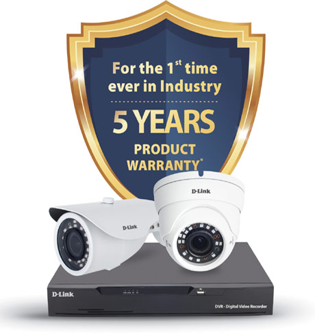 D-Link extends 5 Years Warranty CCTV product