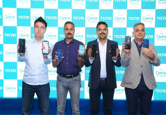 TECNO unveils new range of AI camera-centric smartphones