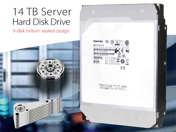Toshiba 14TB Server Hard Disk Drive