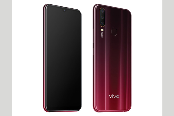 vivo Y15 Burgundy Red