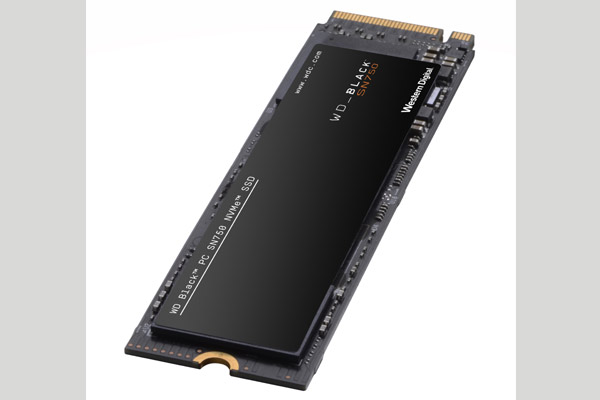 WD Black SN750 SSD without heatsink